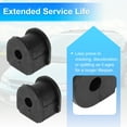 thumbnail image 3 of Unique Bargains No.K200610 Rear Left Rear Right Stabilizer Sway Bar Bushing Kit for HONDA CIVIC 2006-2012 Rubber Suspension Kit Black 2 Pcs, 3 of 6
