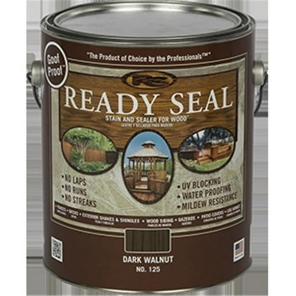 Ready Seal 816078001258 125 1g Teinture et Scellant pour Bois - Noyer Noir