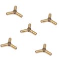 thumbnail image 5 of 5 piezas de latón en apariencia de Y de 3 vías tubo de manguera de púas tubo adaptador de de pagoda conector de acoplamiento riego de jardín 8 mm-8 mm Macarena Conector de conexión con púas, 5 of 5