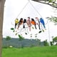 thumbnail image 3 of 2x Stained Glass Panel Modern Stained Glass Window Hangings with Chain - Birds in Color Glass Suncacthers for Windows Treatments - Art Decor Macarena cortinas de ventana, 3 of 8