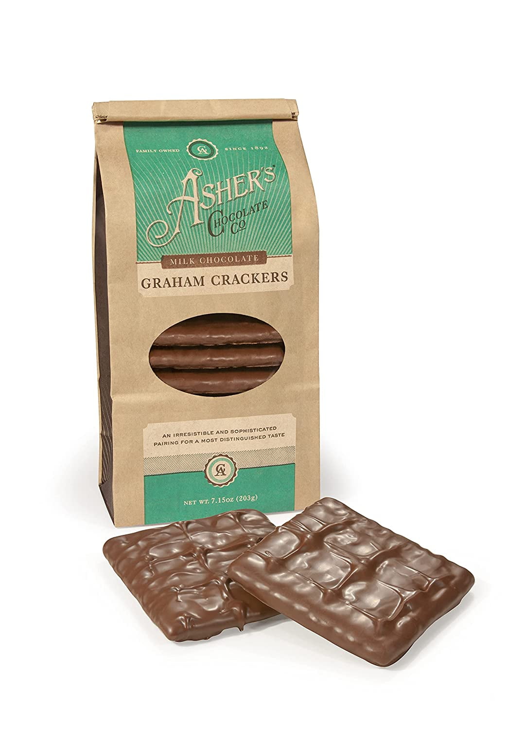 Asher's Chocolates Company, Chocolate Covered Graham Crackers, Made