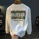 thumbnail image 4 of Sudadera con cuello redondo para hombre, novedad de otoño, cuello redondo, ropa holgada barata, ofertas, sudadera emo de lujo, sin marca, 4 of 4