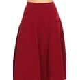 thumbnail image 6 of Women's Flared Lightweight Elastic Midi A-Line Skirt, Comfortable and Stylish Skirt, 6 of 8