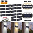 thumbnail image 2 of Lámpara Solar de pared para exteriores, luz cálida de 10LED, impermeable, alimentada por energía Solar, ilumina hacia arriba y hacia abajo, decoración de patio de jardín y Hogar, Nueva, 2 of 4