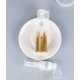 thumbnail image 2 of 1 paquete de 110ml botella de spray de viaje desmontable portátil contenedor de cosméticos para mascotas botella de spray de polvo seco transparente botella de spray Feliz Sencillez, 2 of 5