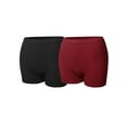 thumbnail image 1 of FashionOutfit Women's Daily Basic Seamless Lightweight Ribbed Biker Shorts, 1 of 1