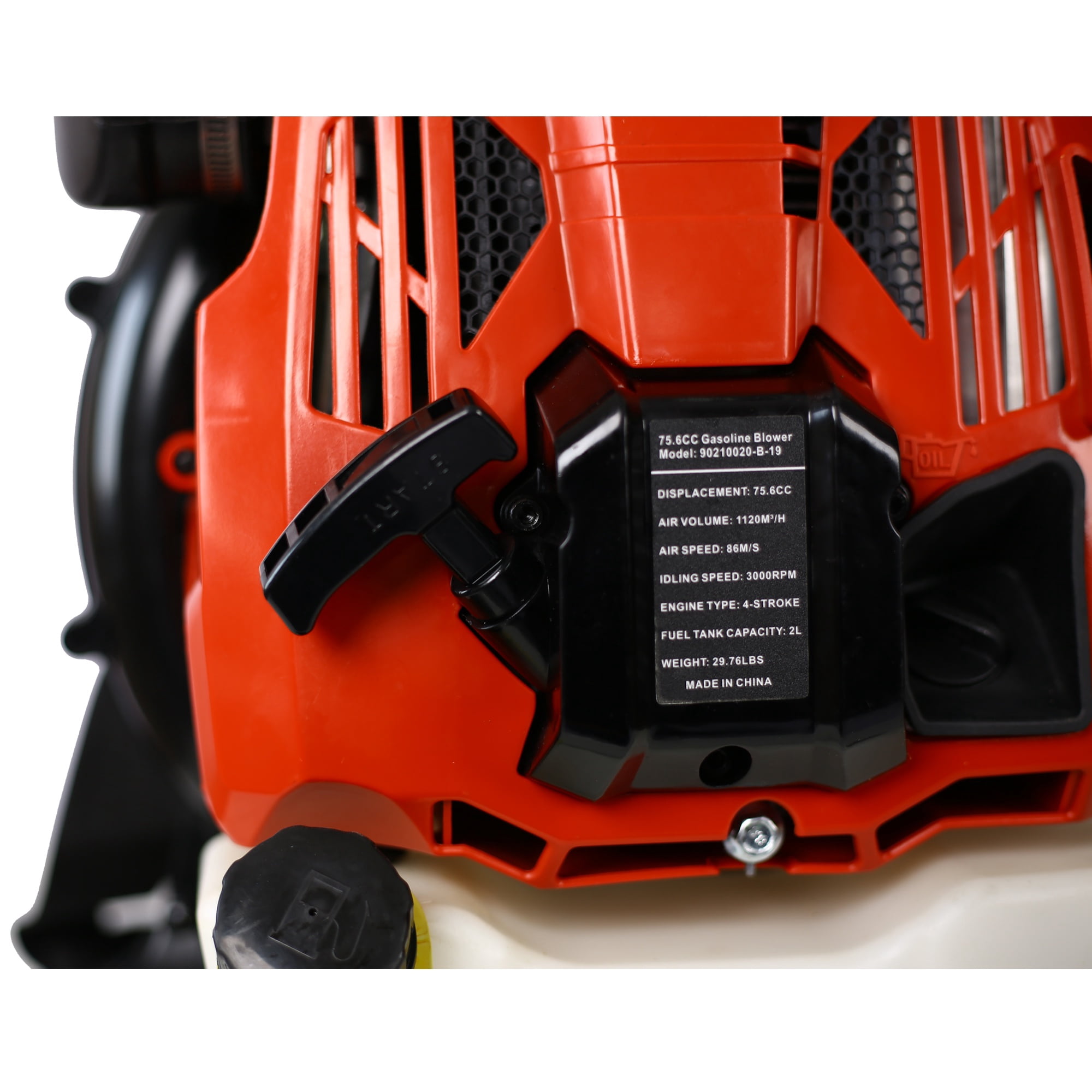 SESSLIFE Backpack Gas Powered Leaf Blower, 76CC 4 Stroke, EPA Passed, TE2785