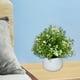 thumbnail image 5 of Decoración del hogar, plantas artificiales de interior, pequeñas macetas de imitación de hierba milanesa, hojas de tortuga y lirios del valle, ideales para dormitorios, decoración del hogar, plantas d, 5 of 6