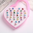 thumbnail image 3 of Anillo para niños, joyería de dibujos animados para mujer, anillo de princesa, juego de juguetes de resina, pequeños regalos para jardín de infantes, joyería para niñas, 3 of 4