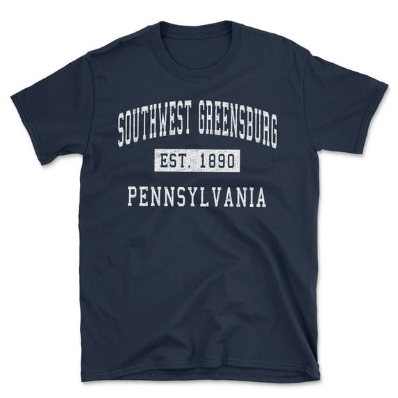 Southwest Greensburg Pennsylvania Classic Established Men's Cotton T-Shirt