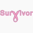 thumbnail image 3 of CafePress - Pink Ribbon Breast Cancer Survivor Greeting Cards - Greeting Cards (Pk of 10) Matte, 3 of 4