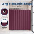 thumbnail image 6 of Elaine Karen Vinyl Shower Curtain Liner Premium PVC-Free Shower Liner, 72"W x 72"H (Purple), 6 of 8