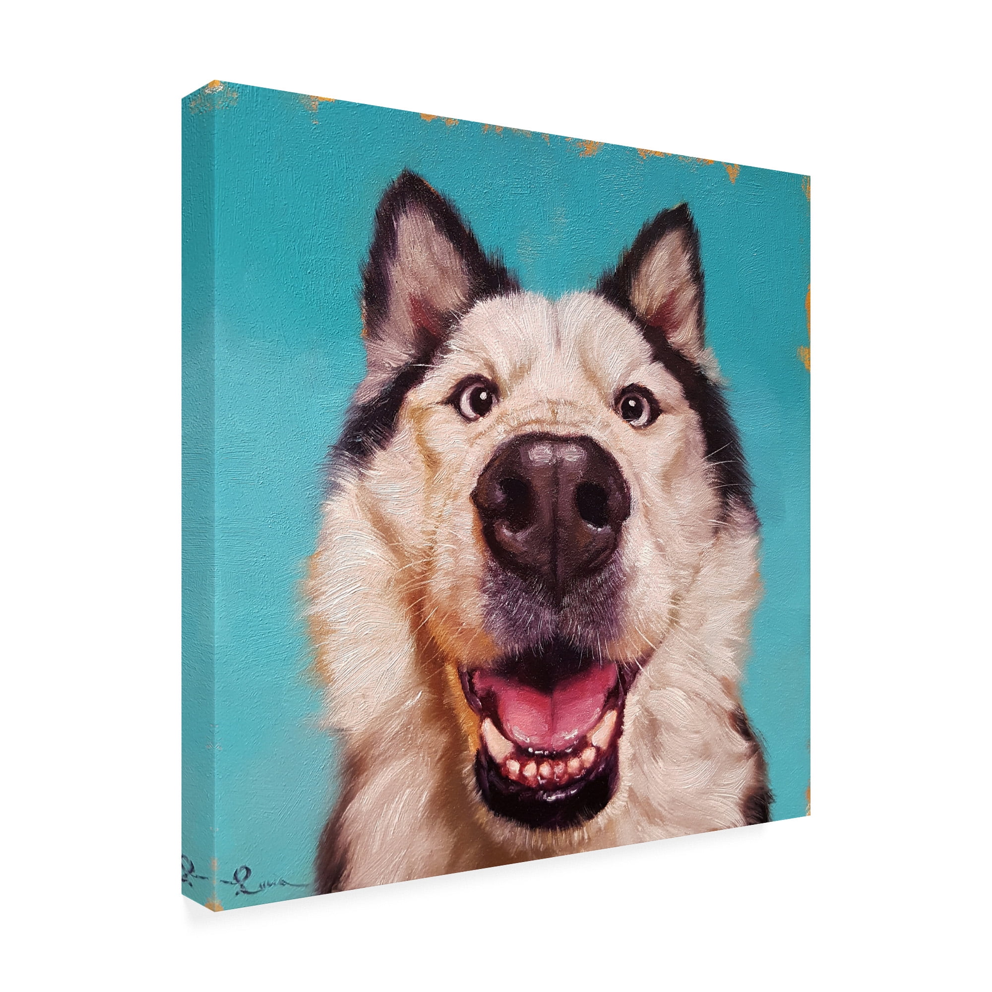 Trademark Fine Art 'Follow Your Nose 10' Canvas Art by Lucia Hefferna
