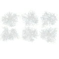thumbnail image 1 of Adornos navideños de copos de nieve con purpurina blanca Sincero Juego de 30 piezas, 1 of 10