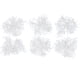 thumbnail image 1 of Adornos navideños de copos de nieve con purpurina blanca Sincero Juego de 30 piezas, 1 of 10