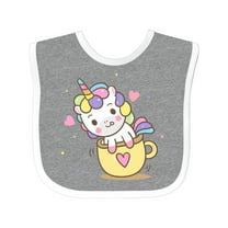 Inktastic Teacup Unicorn Boys or Girls Baby Bib