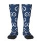 thumbnail image 1 of Fotbe Navy Nautical Calcetas Divertidas Estampadas para Hombre y Mujer, Calcetas de Algodón hasta la Rodilla para Caminar, Correr, Enfermería y Embarazo, 1 of 6
