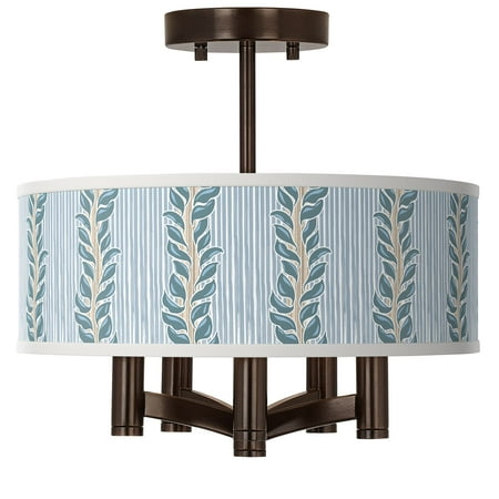 

Giclee Glow Drifting Petals Ava 5-Light Bronze Ceiling Light
