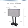 thumbnail image 3 of LAMPARA DE BURO TACTIL CON PUERTOS DE CARGA MARCA GRAVITA, 3 of 8
