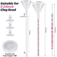 thumbnail image 2 of codree 3 Pack Beading Funnel Bracelet Making Kit- Clay Bead Beading Tools Kit- Beading Funnel Beading Needles for 0.24" Clay Beads Jewelry Making, Bracelets, Necklaces (Not Include Clay Beads), 2 of 7