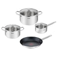 thumbnail image 1 of Batería de Cocina T-Fal Cook Eat 7 Piezas INOX, 1 of 4