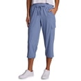 thumbnail image 3 of RBX Active Women's Relaxed Lightweight Woven Cargo Capri Pant, 3 of 5