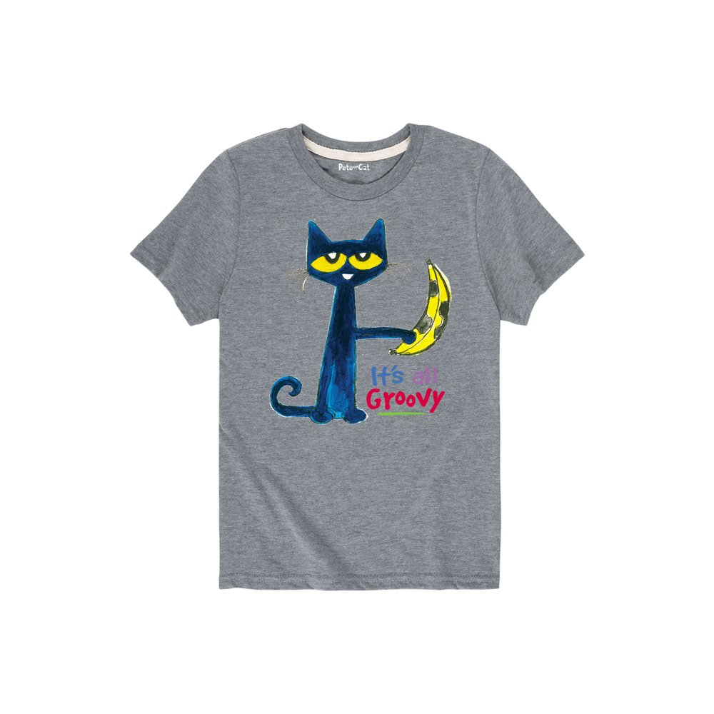 PETE THE CAT Pete The Cat It's All Groovy Toddler Short Sleeve T
