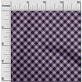 thumbnail image 1 of oneOone Cotton Poplin Pastel Purple Fabric Check Sewing Material Print Fabric By The Yard 42 Inch Wide, 1 of 4