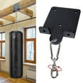 thumbnail image 6 of Limei Heavy Punching Boxing Bag Hanger Wall-Mounted Hook Rustproof Strong Load-bearing 360-Degree Rotation Wall Ceiling Mount Wood Beam Hook Kit, 6 of 7