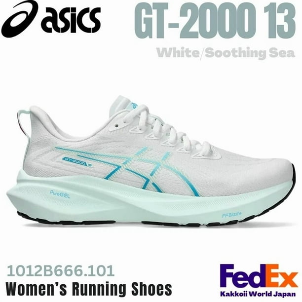 ASICS Women's Running shoes GT-2000 13 White/Soothing Sea 1012B666.101 NEW!