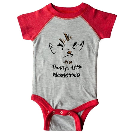 

Inktastic Halloween Baby Werewolf Daddy s Little Monster Gift Baby Boy or Baby Girl Bodysuit