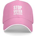 thumbnail image 1 of Georgia Voters Matter Baseball Cap Hat End Stop Voters Suppression Trucker Hat Protect Voting Right Dad Hat Black, 1 of 8