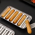 thumbnail image 1 of FONDOTIN Homemade Hot Dog Mold Silver for Home Cooks 1Pcs, 1 of 7