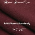 thumbnail image 4 of Women Fleece Yoga Pants with Pockets Wide Waistband Running Workout, 4 of 8