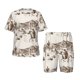 thumbnail image 1 of Balery Western Desert Cowboys3 Conjunto de Pijama Infantil de Manga Corta con Estampado – Ropa de Dormir de Algodón Suave-Large, 1 of 6