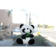 3 Panda Eating Bamboo Stuffed Plush Wall Window Hanging Animal Toy Birthday Gift