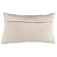 thumbnail image 2 of SAFAVIEH Deston Darling Geometric Pillow, 12" x 20", Beige/ Gold/Copper, 2 of 3