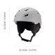 thumbnail image 4 of Cascos De Nieve Moldeados Integralmente, Almohadillas Extraíbles Para Los Oídos, Casco De Esquí Para Hombres Y Mujeres, 4 of 6