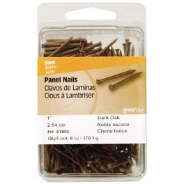 Hillman 1-5/8 in. Panel Dark Oak Steel Nail Large Head Hillman 1-5/8 in. Panel Dark Oak Steel Nail Large Head