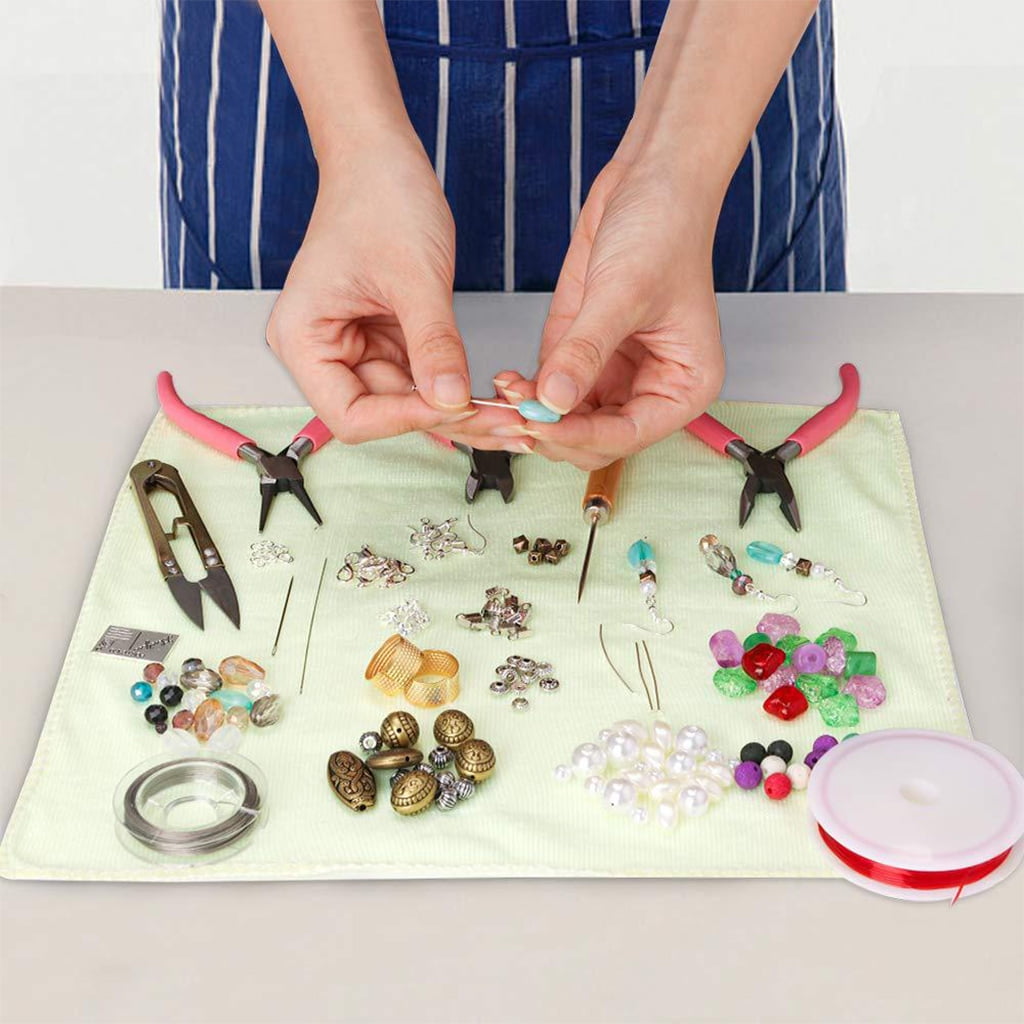 1960 Pieces Jewelry Making Supplies Kit with Beads Charms Findings Jewellery Pliers Beading Wire for DIY Necklace