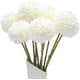 thumbnail image 2 of Ramo de flores artificiales de dalia blanca XCF 10 unidades color blanco, 2 of 3
