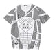 thumbnail image 1 of Camiseta de Geométrica Perro Gráfico Hombres Cuello en de - 2XL se describe 2XL, 1 of 8