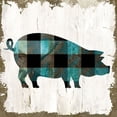 thumbnail image 2 of Sophie 6 20x20 Gold Ornate Wood Framed with Double Matting Museum Art Print Titled - Farm Fashion Pig, 2 of 4