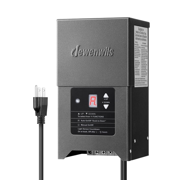 Transformador de iluminación de paisaje de bajo voltaje para exteriores DEWENWILS 300W