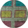 thumbnail image 1 of Ahgly Company Indoor Round Abstract Rosy Purple Abstract Area Rugs, 8' Round, 1 of 6