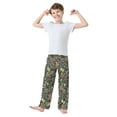 thumbnail image 2 of FORMRS Boys Pajama Pants with Pockets Size 9-10Y Kids Lounge Sleep Bottoms, Christmas Bows, 2 of 8