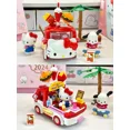 thumbnail image 5 of Bloques de construcción Keeppley Sanrio Mini Car Hello Kitty Cinnamoroll Pochacco Pompom Purin Hamburger Car Model Adornos Juguete Regalo, 5 of 5
