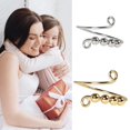 thumbnail image 2 of Anillo De Ansiedad Para Mujer Anillo De Dedo En Espiral De Una Sola Bobina Con Cuentas Que Giran Libremente Regalos De Pascua sonducket AP006393-01, 2 of 6