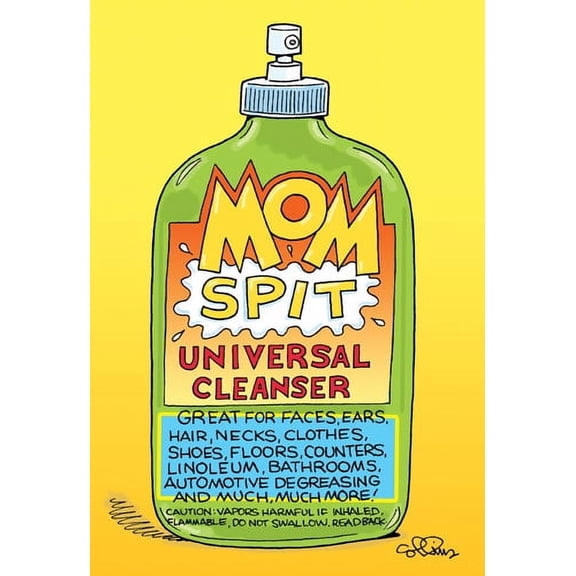 Nobleworks Universal Cleaner Funny / Humorous Dan Collins Mother's Day Card