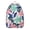 Hawaiian Tropica, variant on Elegant Paisley Boho School Backpack for Women, Chic Vintage Floral Pattern Canvas Bag with Ethnic Mandala Artistic Design